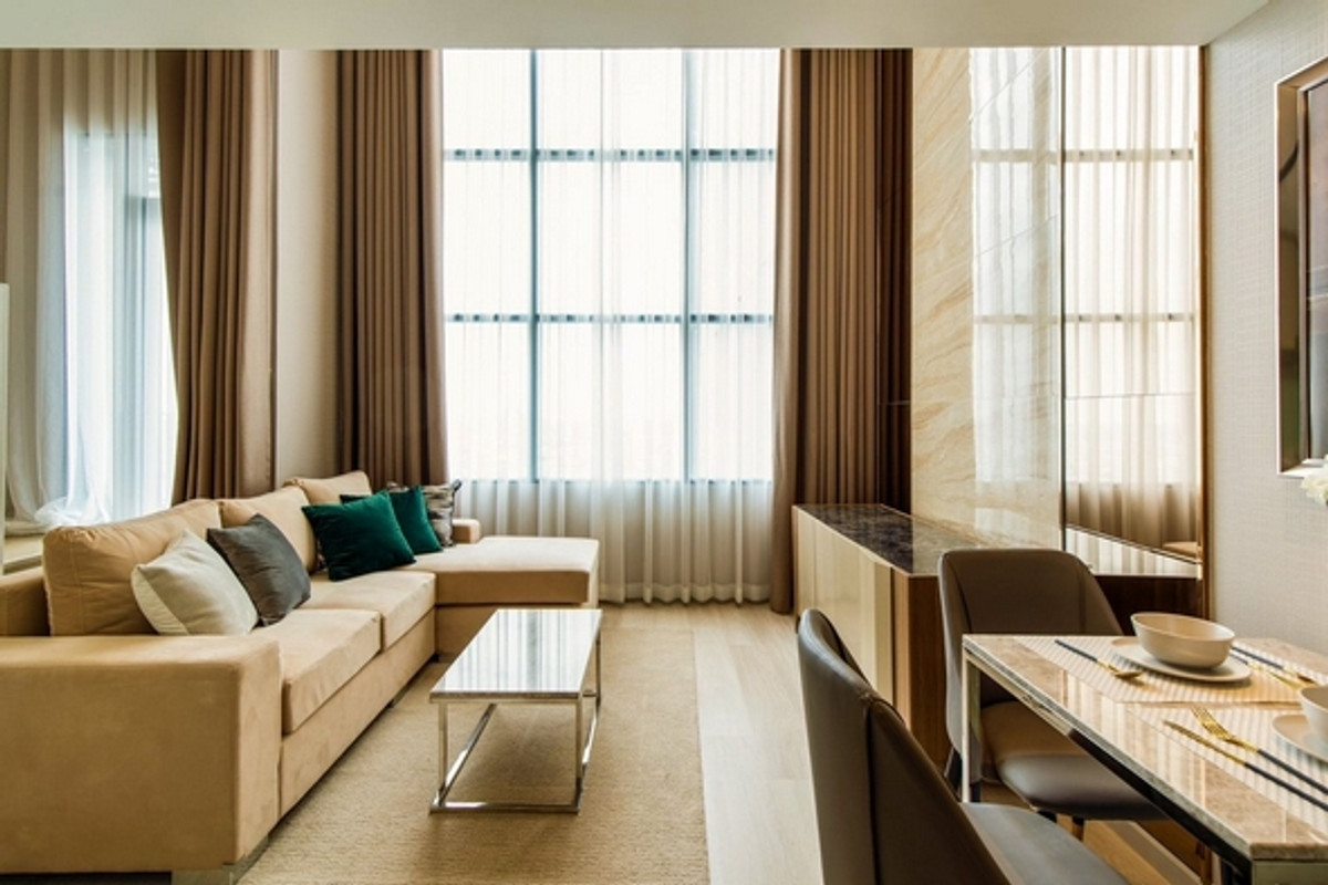 ให้เช่าคอนโดสาทร นราธิวาส : ให้เช่าคอนโด Knightsbridge Prime Sathorn ห้อง Duplex 37 ตร.ม. ชั้นสูง ห้องบิ้วอิน แต่งสวย วิวโล่ง