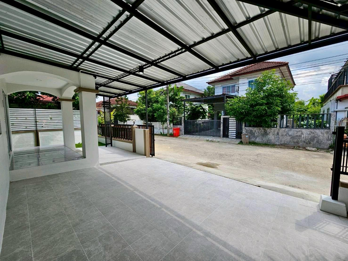 For SaleHouseNawamin, Ramindra : 2-story detached house, KC Garden Home Village 11, Nimitmai 40, Big C, Makro, Lotus, renovated and ready to move in. Free furniture Convenient travel Pink Line