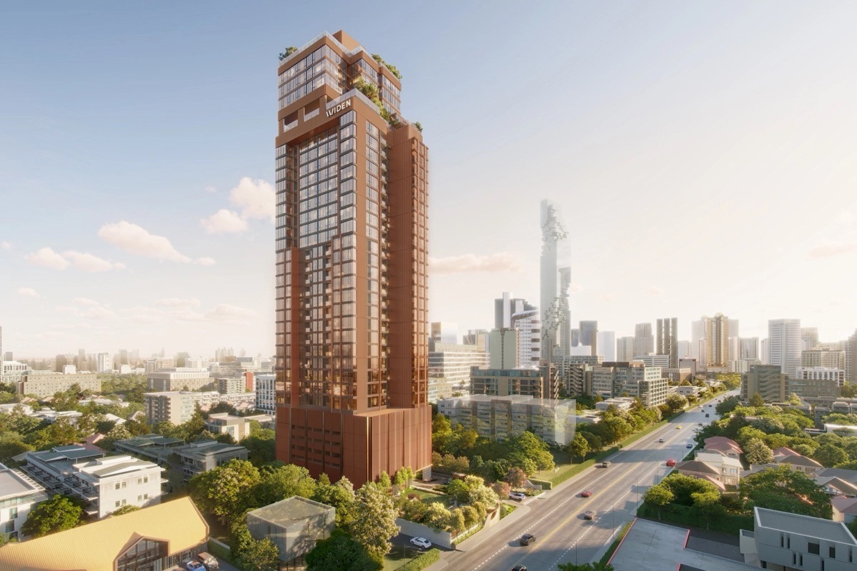 For SaleCondoRama3 (Riverside),Satupadit : WIDEN by Sansiri 1 bedroom 42.25 sq m. Price 8.9 million baht 📞0659826412/ Line : chatt.06