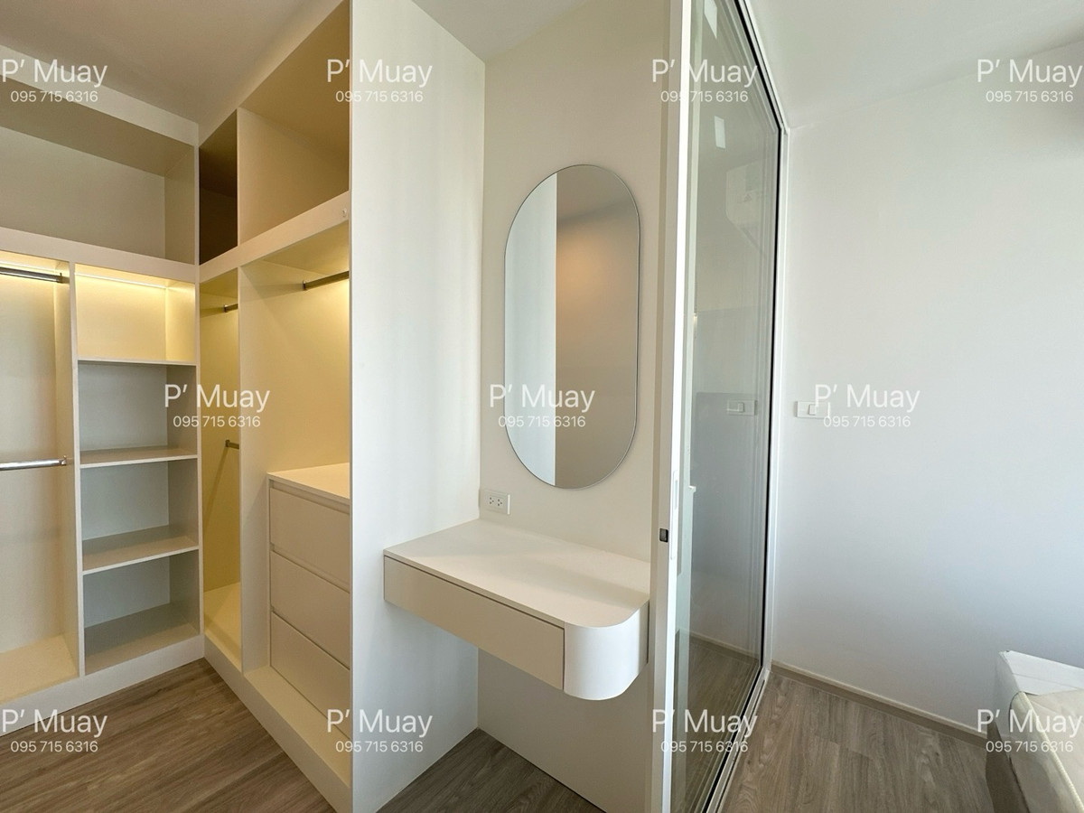 For RentCondoBangna, Bearing, Lasalle : 🎉For rent, new room, first hand 🎉 ✨Bright white ✨#RegentHomeBangna building 🅰️ beautiful built-ins 🌟 has walk-in closet 🌟 📱Digital door lock📱#BTS Bangna only 5 minutes ❤️ Rent 12,000 baht