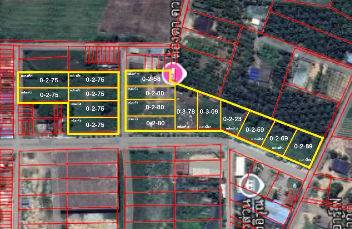 For SaleLandPattaya, Bangsaen, Chonburi : Land for sale near Amata City Chonburi 2, Noen Mok.