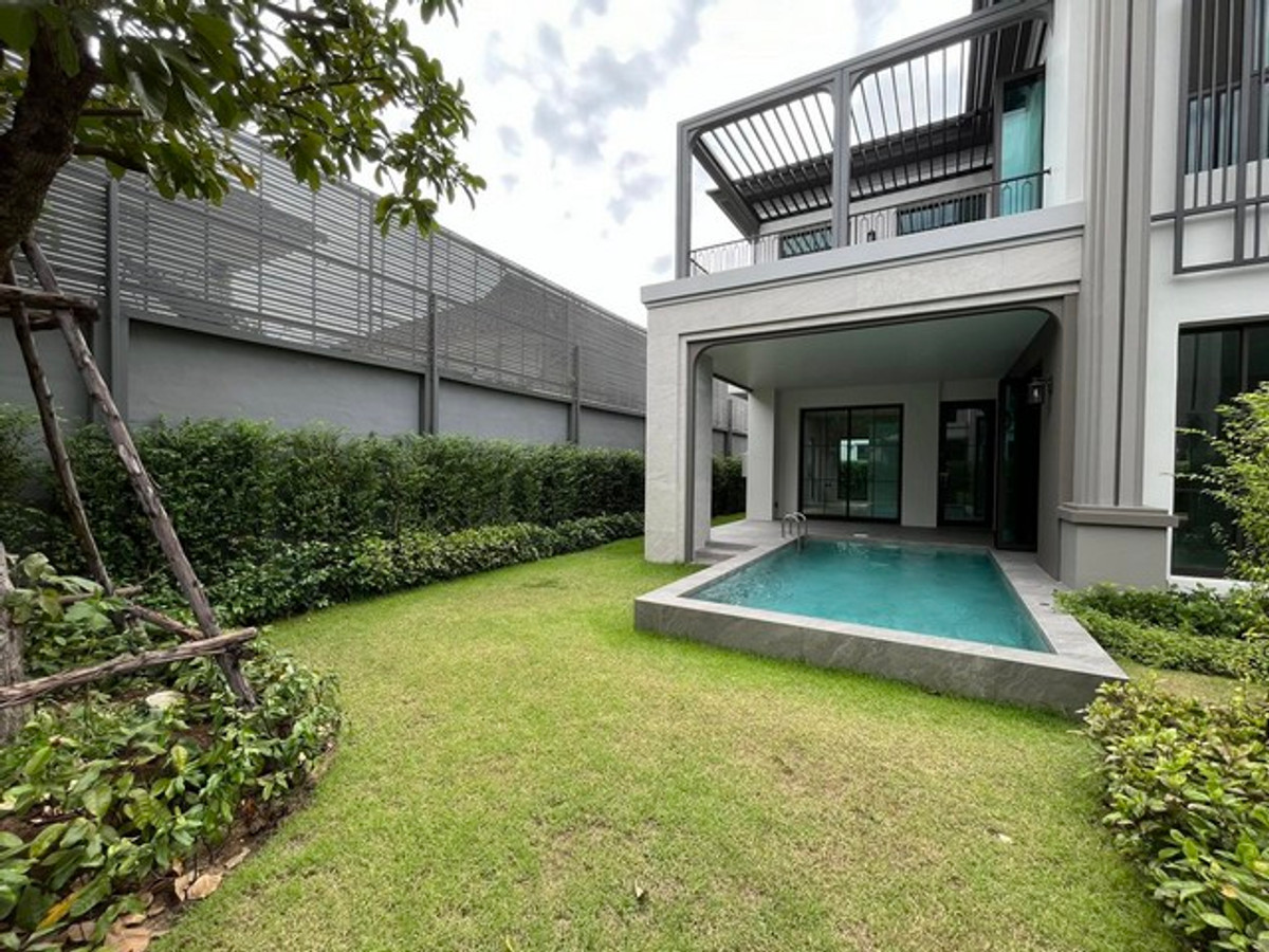 ขายบ้านปิ่นเกล้า จรัญสนิทวงศ์ : ขายบ้านเดี่ยว แกรนด์ บางกอก บูเลอวาร์ด ปิ่นเกล้า-กาญจนา ที่ดิน 190 ตารางวา พื้นที่ 817 ตร.ม. Pool villa