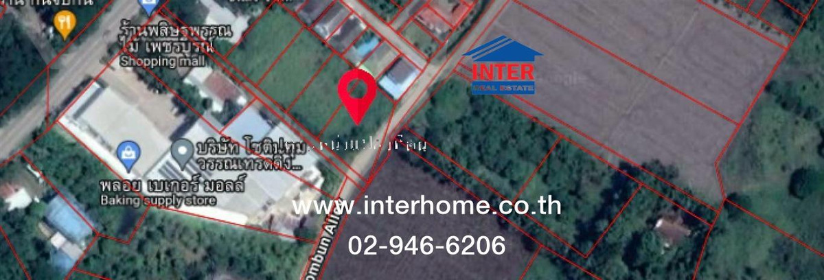 For SaleLandPhetchabun : Empty land 385.4 sq m. Empty land, Soi Suksomboon. Phetchabun Province, Kotchaseni Road, Phetchabun Road, Phetchabun, Mueang Phetchabun, Phetchabun