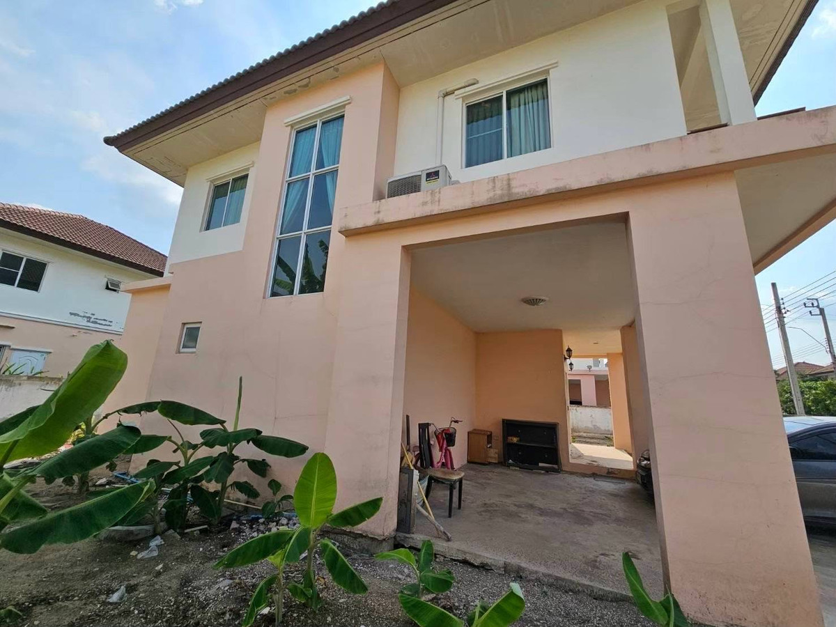 For SaleHouseMin Buri, Romklao : 2-story detached house for sale in Nong Chok area, Suwinthawong, The Extenso 2, cheapest price in the project.