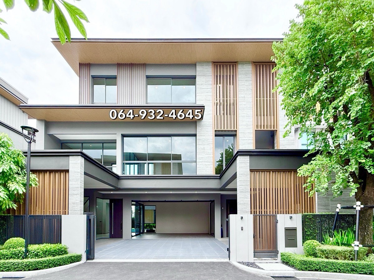 For SaleHouseNawamin, Ramindra : SMYTH'S Ramintra - luxurious 3-story mansion with private swimming pool and elevator, 1 ngan 89 sq m, 1,029 sq m., next to Central Ramintra. 📲064-932-4645 (Ken)