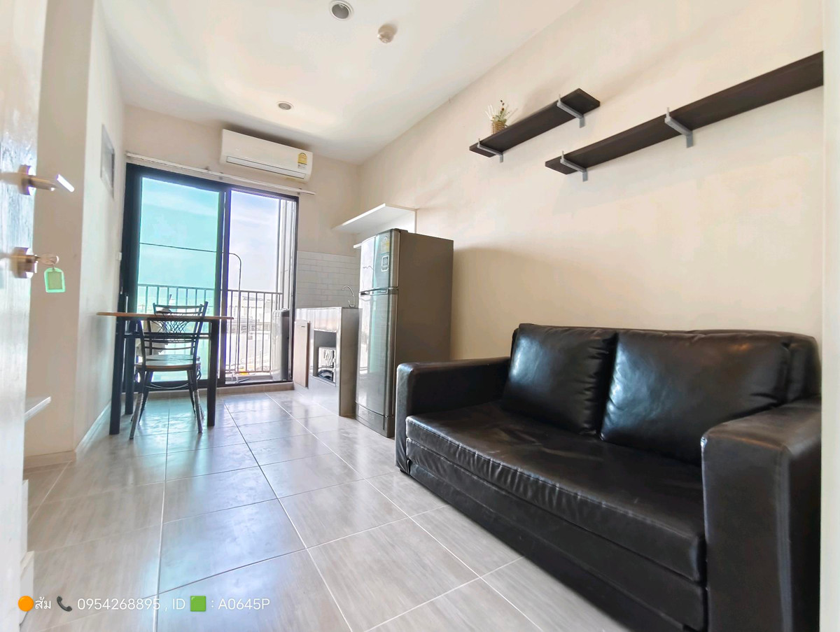 ให้เช่าคอนโดนนทบุรี บางใหญ่ บางบัวทอง : ✅ห้องพร้อมอยู่✅พลัมคอนโด เซ็นทรัลสเตชั่นเฟส1ใกล้รถไฟฟ้า ติดห้างเวสต์เกต พร้อมอยู่ 🟩ปูพื้นใหม่ เคาน์เตอร์ครัวใหม่ ***มีเครื่องซักผ้า