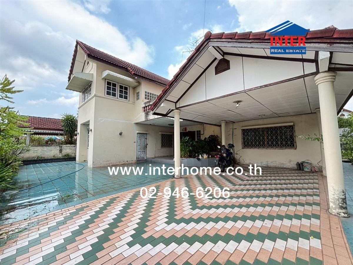 Land + 2-story detached house, 90 sq m, Krisada Nakhon Village 17 Soi Phutthamonthon Sai 3, Soi 19, Phutthamonthon Sai 3 Road Borommaratchachonnani Road, Thawi Watthana District, Bangkok Loading...