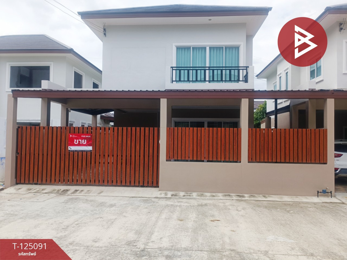 For SaleHouseNakhon Pathom : Single house for sale Phet Thani Village, Soi Wat Rai Khing, Nakhon Pathom
