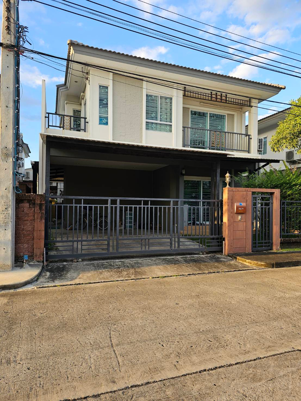 For SalePattanakan, Srinakarin : Twin house for sale, Passorn Prestige Luxe, Phatthanakan 44, Suan Luang, Bangkok.