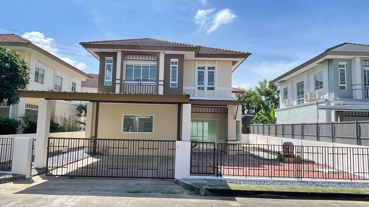 For SaleHouseNawamin, Ramindra : Beautiful detached house for sale with swimming pool Promptpat 1 Project near Satit Pattana Panyainthra School