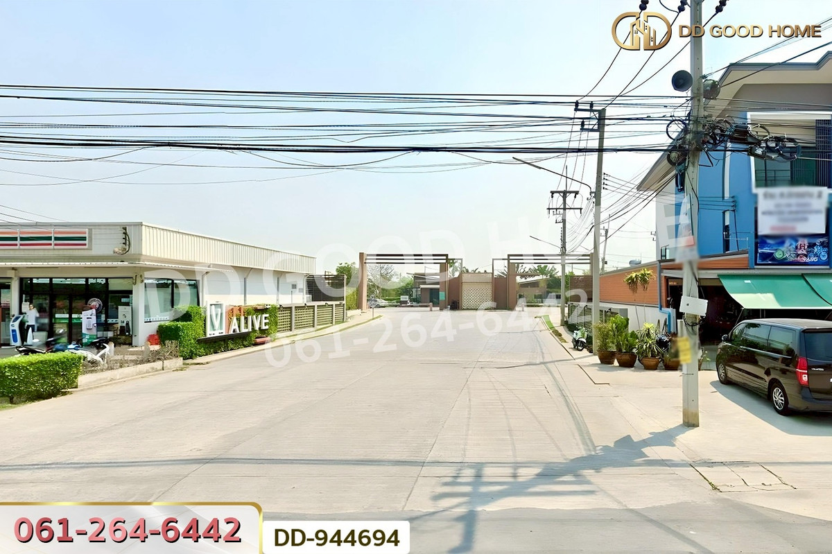 For SaleHousePathum Thani,Rangsit, Thammasat : DD-944694 V-Alive Lam Luk Ka Klong 8 Single House, Pathum Thani, near Thanyaburi Subdistrict Municipality Office