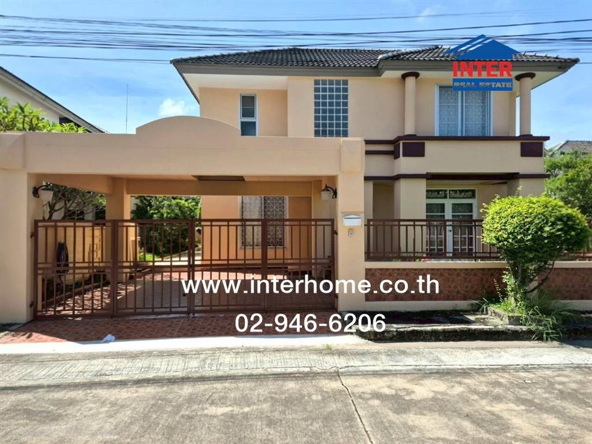 ขายบ้านมีนบุรี-ร่มเกล้า : บ้านเดี่ยว 2 ชั้น 70.7 ตร.ว. หมู่บ้านโรยัลปาร์ค วิลล์ สุวินทวงศ์ (ปาร์ควิลล์3 ซอย2) ใกล้โลตัสหนองจอก ซอยสุวินทวงศ์44 ถนนสุวินทวงศ์ ถนนสุวินทวงศ์44 เขตหนองจอก กรุงเทพมหานคร
