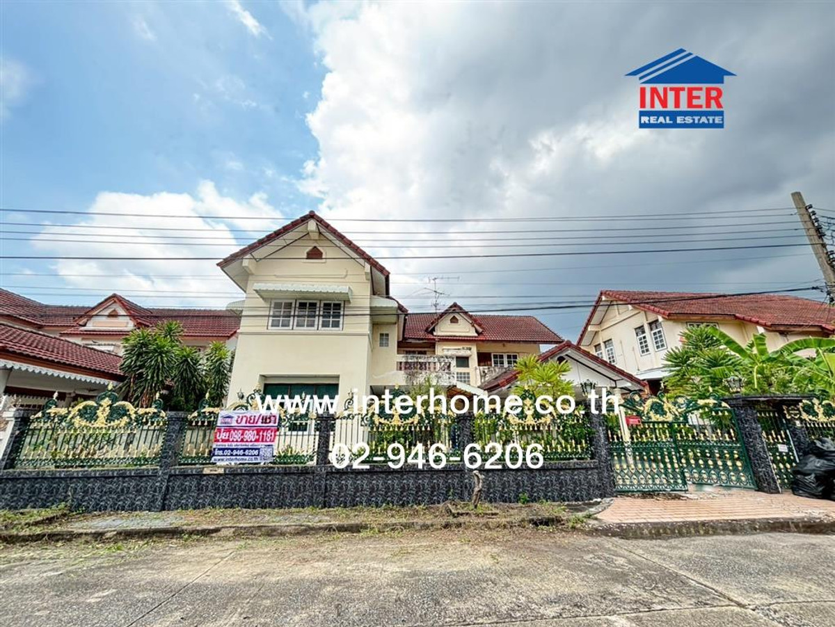For SaleHousePhutthamonthon, Salaya : Land + 2-story detached house, 90 sq m, Krisada Nakhon Village 17 Soi Phutthamonthon Sai 3, Soi 19, Phutthamonthon Sai 3 Road Borommaratchachonnani Road, Thawi Watthana District, Bangkok