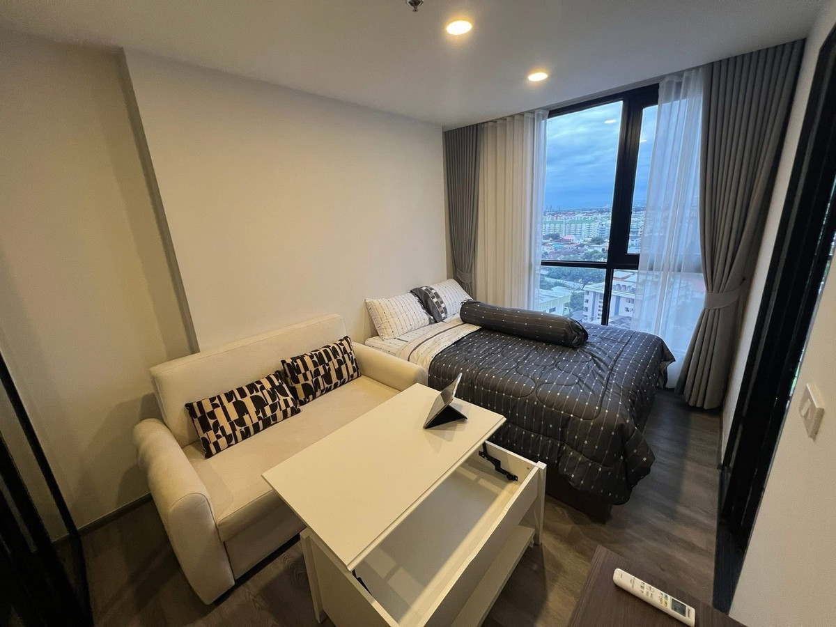 For RentCondoLadprao101, Happy Land, The Mall Bang Kapi : Condo The Origin Ladprao Bangkapi, ready to move in, beautiful room, good view, near The Mall Bangkapi.