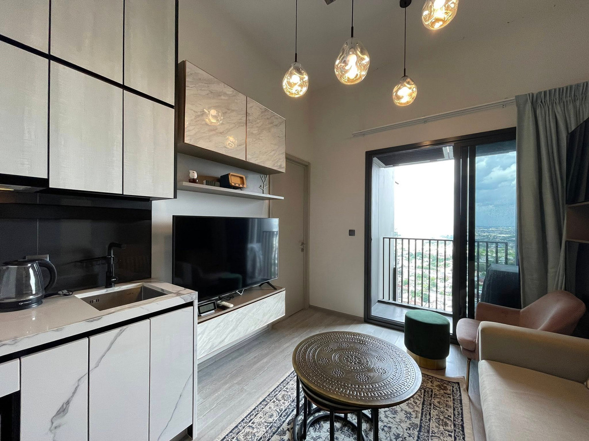 For RentCondoOnnut, Udomsuk : Condo for rent, The Line Sukhumvit 101, fully furnished, beautifully decorated, Punnawithi-Sukhumvit area.