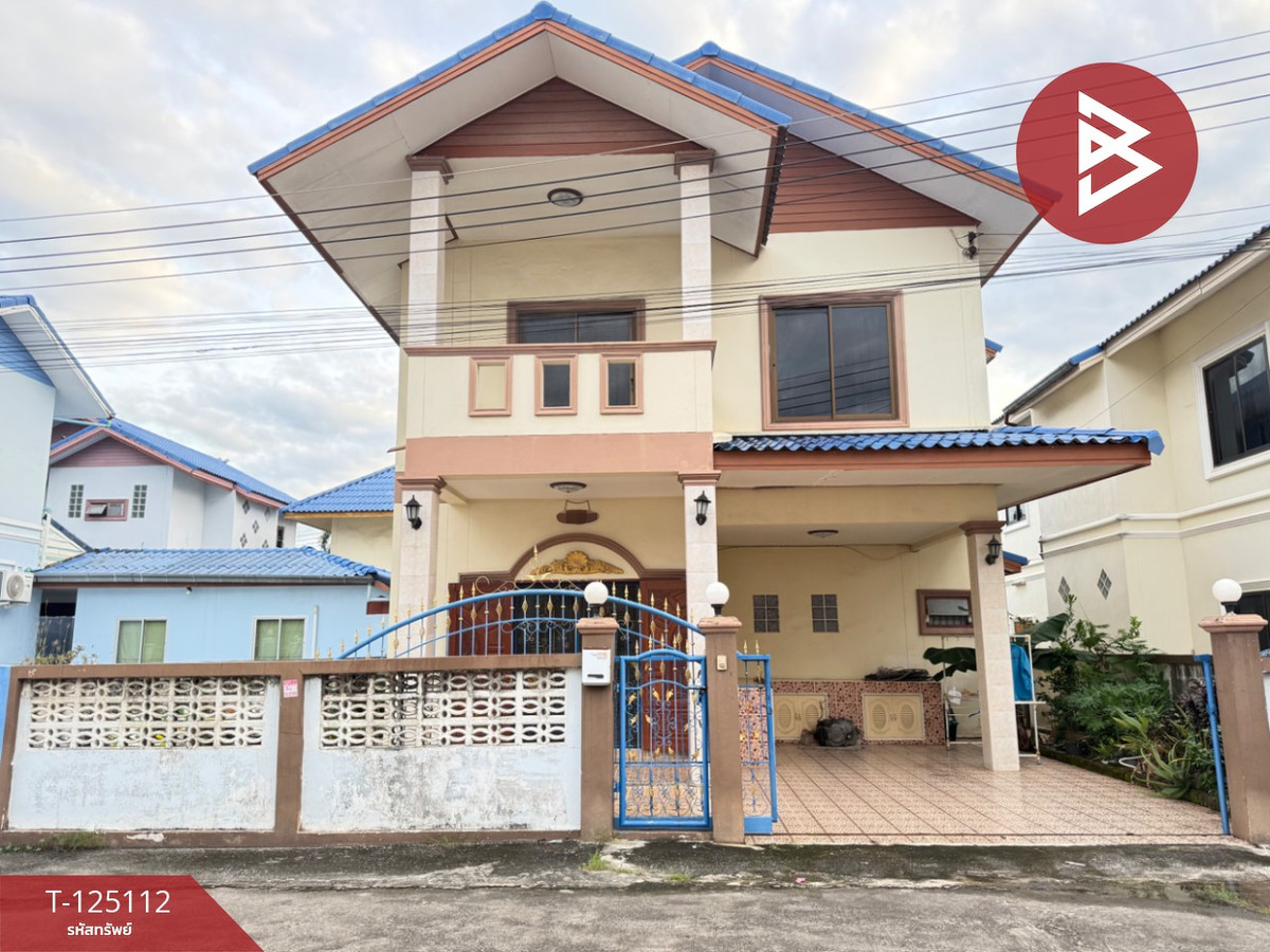 For SaleHousePattaya, Bangsaen, Chonburi : Single house for sale Baan Subsin Village, Huai Kapi, Chonburi