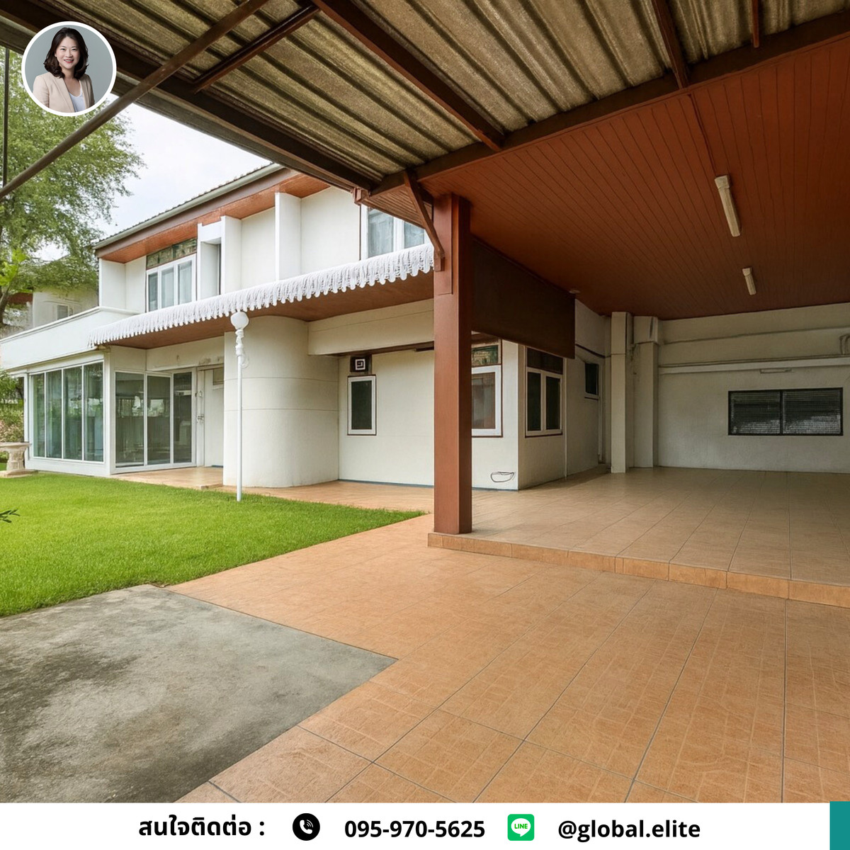 ขายบ้านสุขุมวิท อโศก ทองหล่อ : 🏡 บ้านเดี่ยว - แปลงมุมสุดพิเศษ บนทำเลสุขุมวิท 64 – ใกล้ BTS และทางด่วน |  🏡 2-Storey Corner Residence @ Golden Location - Sukhumvit 64