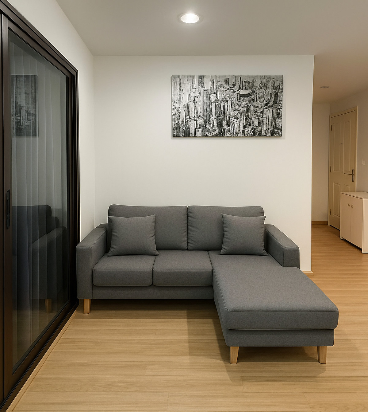 For RentCondoBangna, Bearing, Lasalle : 🏠 Condo for rent, The Niche Mono Bangna 🎉 near Central Bangna, only 1 km, near MRT Sri Iam 1.4 km, fully furnished. Room ready to move in ✅✅ 🔥 Special parking rights for 2 cars 🔥