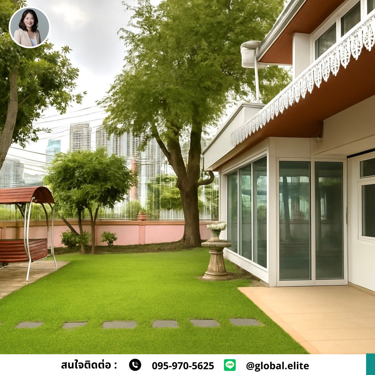 ขายบ้านสุขุมวิท อโศก ทองหล่อ : 🏡 บ้านเดี่ยว - แปลงมุมสุดพิเศษ บนทำเลสุขุมวิท 64 – ใกล้ BTS และทางด่วน |  🏡 2-Storey Corner Residence @ Golden Location - Sukhumvit 64