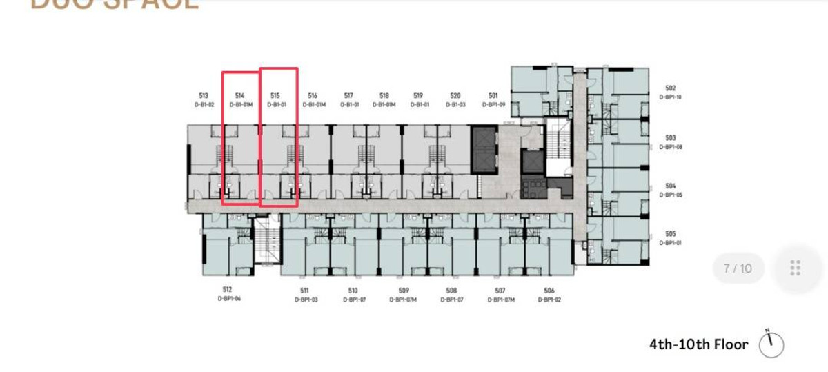 For SaleCondoPinklao, Charansanitwong : Owner post Duplex room on the top floor of the project is sold out.