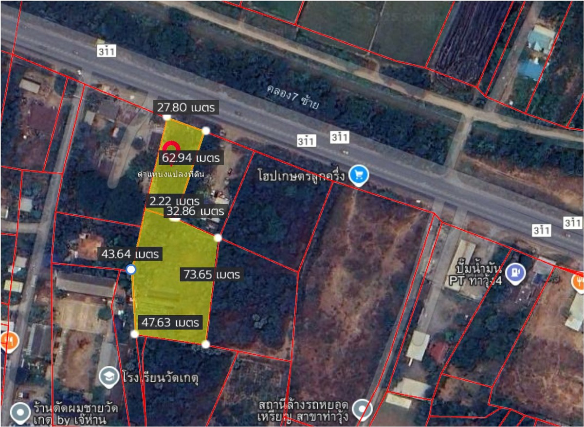 PZ1195 ขายที่ดิน 3-2-44 ไร่ ติดถนนคลองซ้าย ลพบุรี-ชัยนาท ทางหลวงหมายเลข 311 ห่างจาก ตลาดสดเทศลบาลตำบลท่าวุ้ง 2.8 กม. ต.ท่าวุ้ง อ.ท่าวุ้ง จ.ลพบุรี  Loading...
