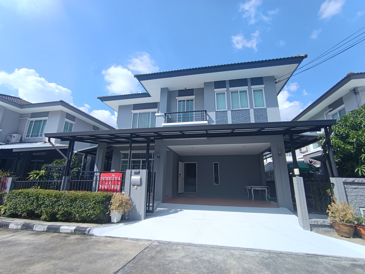 For RentHouseLadkrabang, Suwannaphum Airport : For rent, 2-story detached house, The Plant Rama 9-Wongwaen, fully furnished, ready to move in.