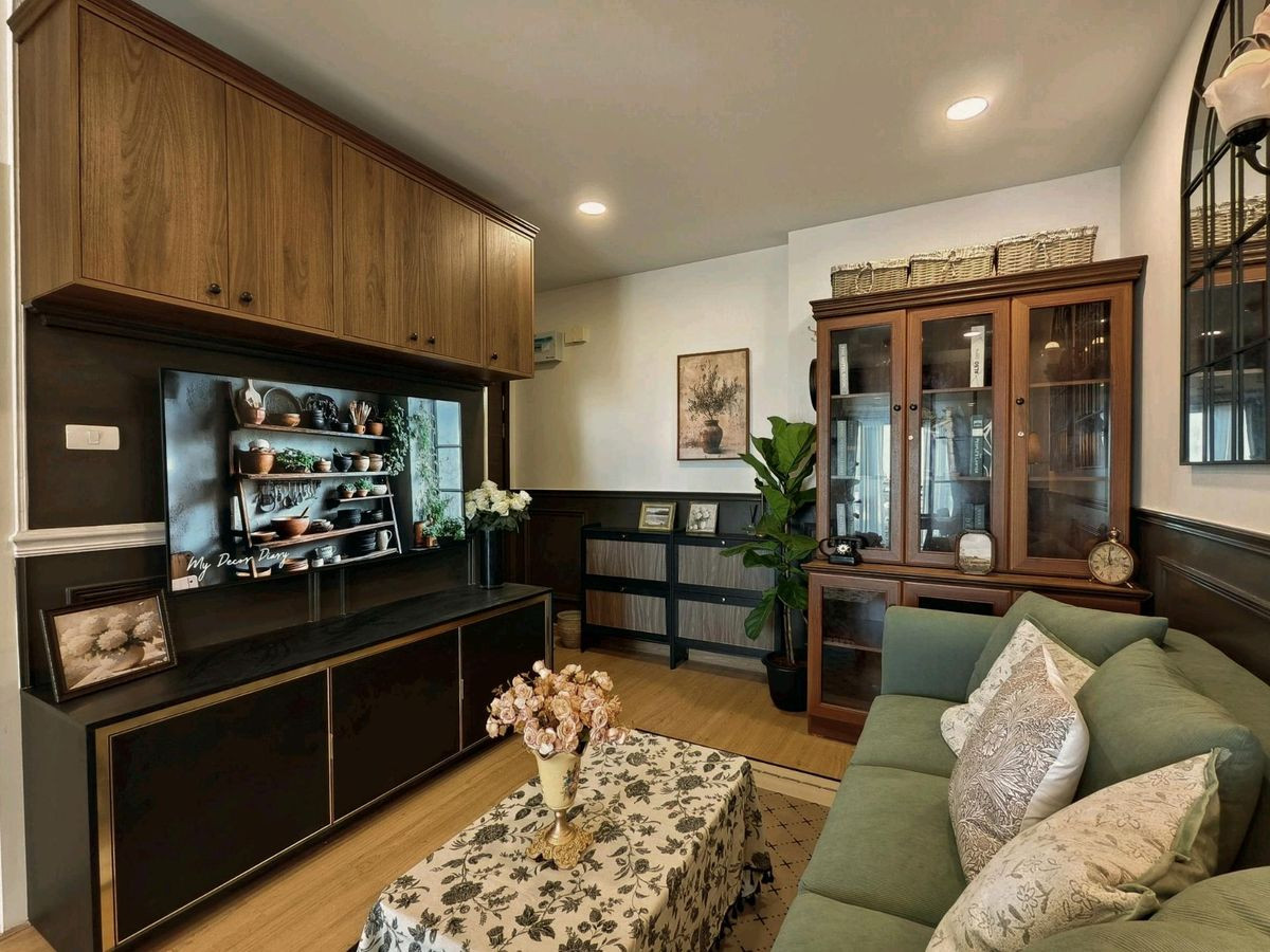 For RentCondoChaengwatana, Muangthong : Condo for rent, Supalai Vista, Pak Kret Intersection. With furniture and beautifully decorated