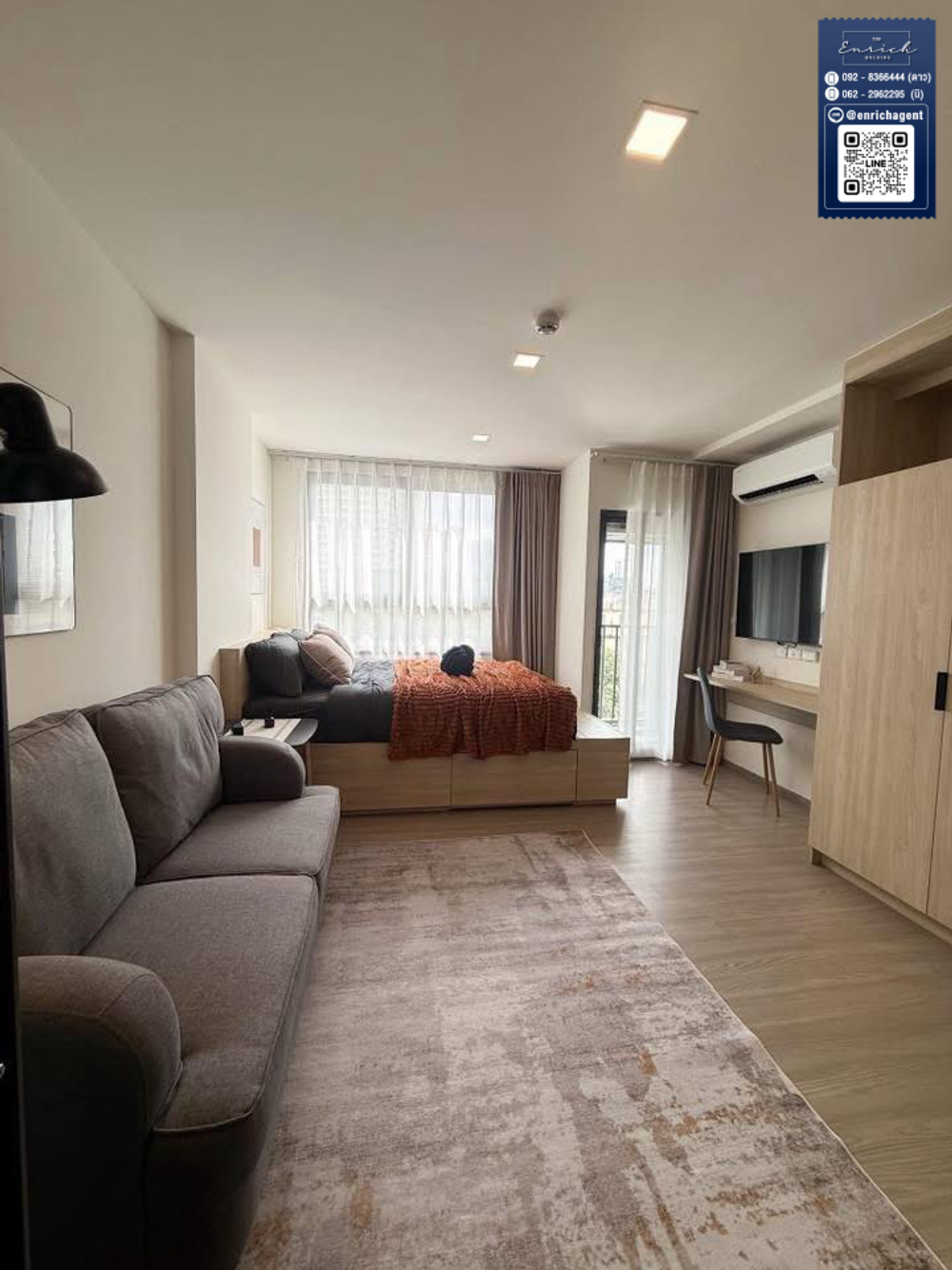 ให้เช่าคอนโดสะพานควาย จตุจักร : 💙ให้เช่า THE MUVE Pradipat ห้องสวย แต่งครบ BTS สะพานควาย💙โทร. 062-2962295 นิ // Line id : @enrichagent