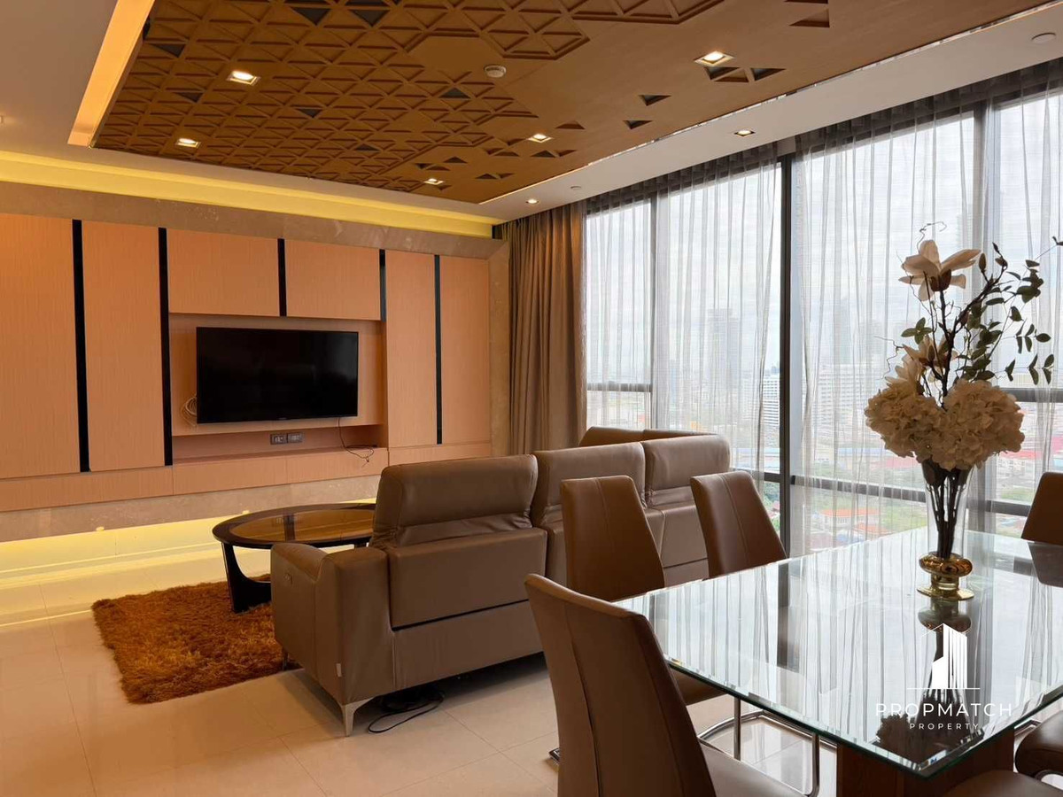 ให้เช่าคอนโดสาทร นราธิวาส : ✨Flash Deal ✨The Bangkok Sathorn( 2Bed 2Bath 120SQM.) แต่งครบพร้อมอยู่ !! เพียง 80,000บาทต่อเดือน Tel.0981315848 @propmatch