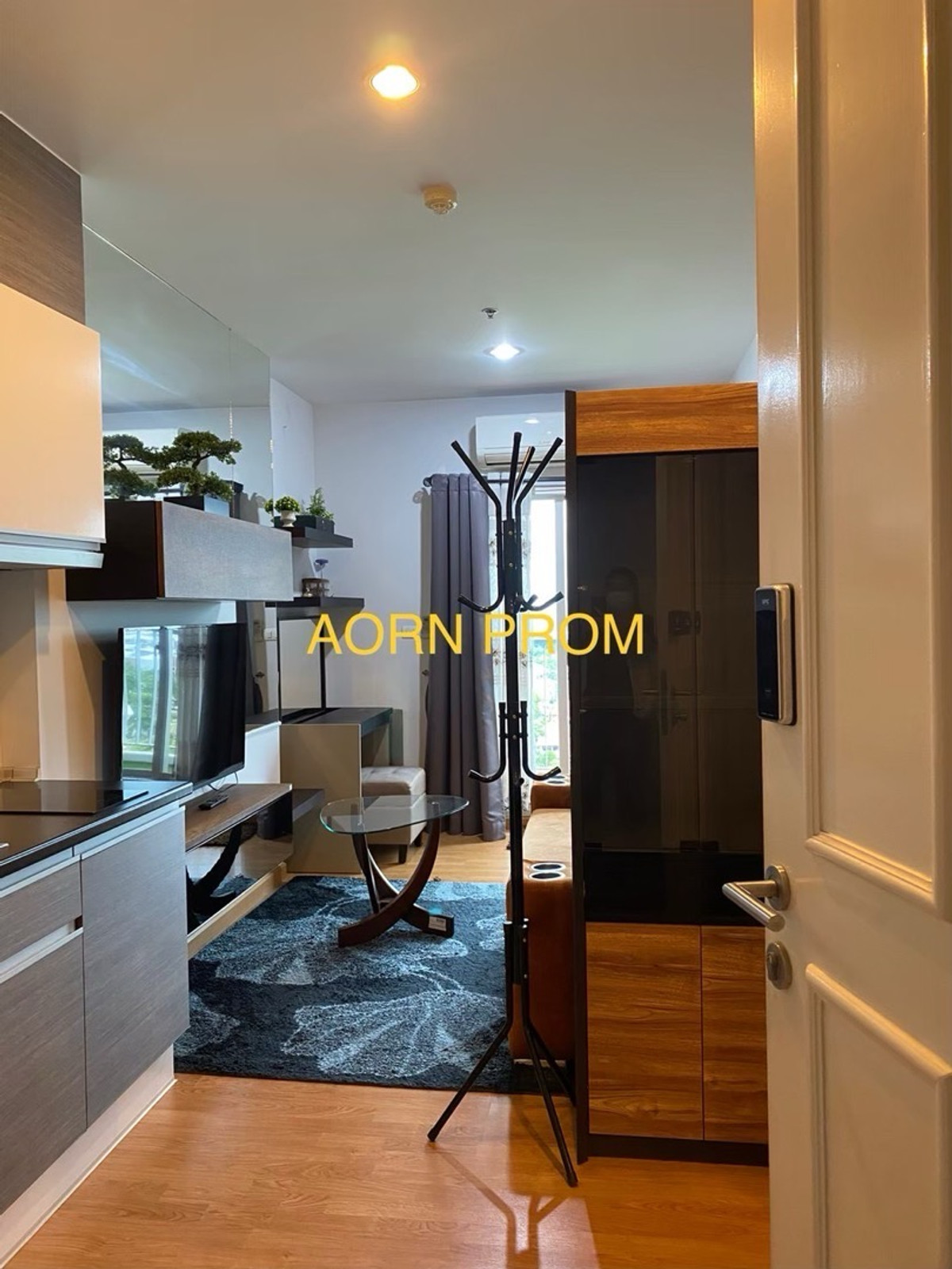 💗Ready to move in 23 December 2025 💗 Very beautiful room, The Parkland Phetkasem (The Parkland Phetkasem), next to Lak Song MRT, across from The Mall Bang Khae, Building A. 🌈Front loading washing machine🌈 2 air conditioners, electric stove, range hood, 55 Loading...