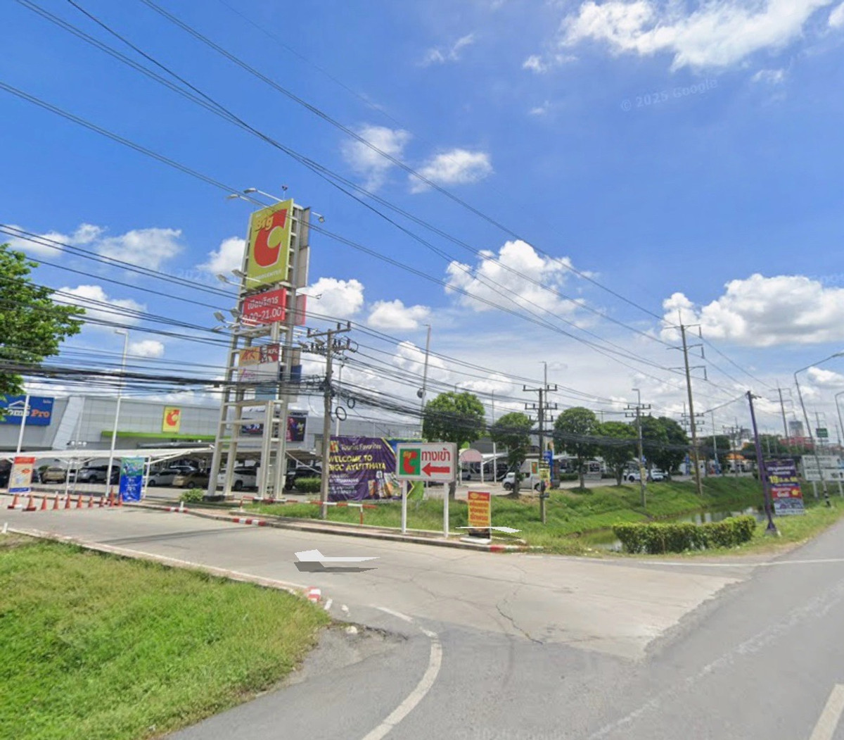 ขายที่ดินอยุธยา : ขายที่ดินติดถนนเอเชีย 100ไร่ ติดถนน 2 ด้าน ใกล้บิ๊กซี เซ็นทรัลอยุธยา