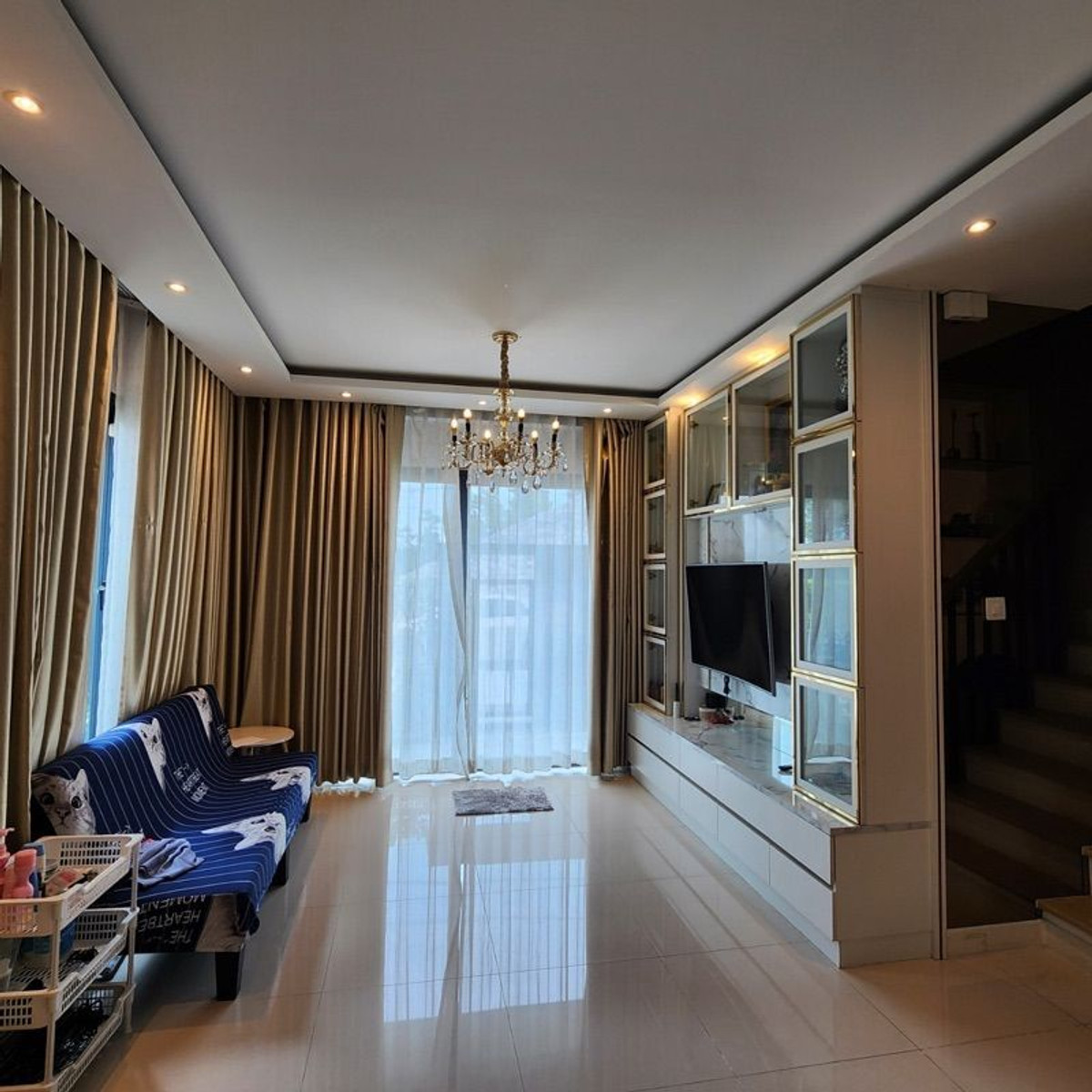 For SaleHouseSamut Prakan,Samrong : Beautiful built-in, 35 sq m, 3 bedrooms, 3 bathrooms, 2-story detached house, Britannia Srinakarin.