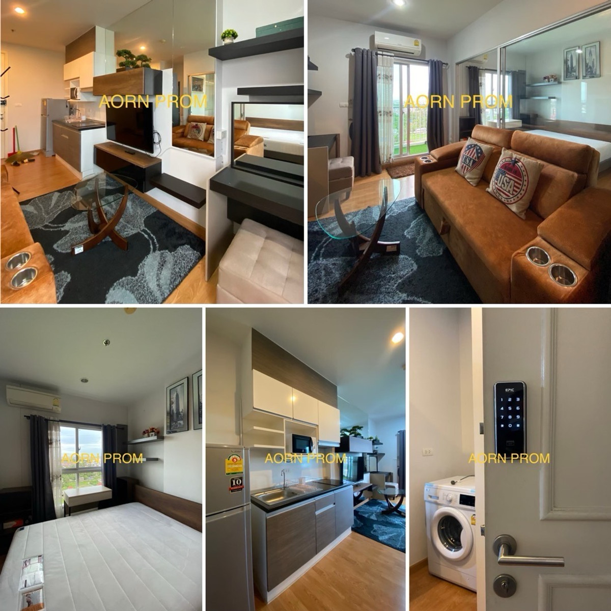 For RentCondoBang kae, Phetkasem : 💗Ready to move in 23 December 2025 💗 Very beautiful room, The Parkland Phetkasem (The Parkland Phetkasem), next to Lak Song MRT, across from The Mall Bang Khae, Building A. 🌈Front loading washing machine🌈 2 air conditioners, electric stove, range hood, 55