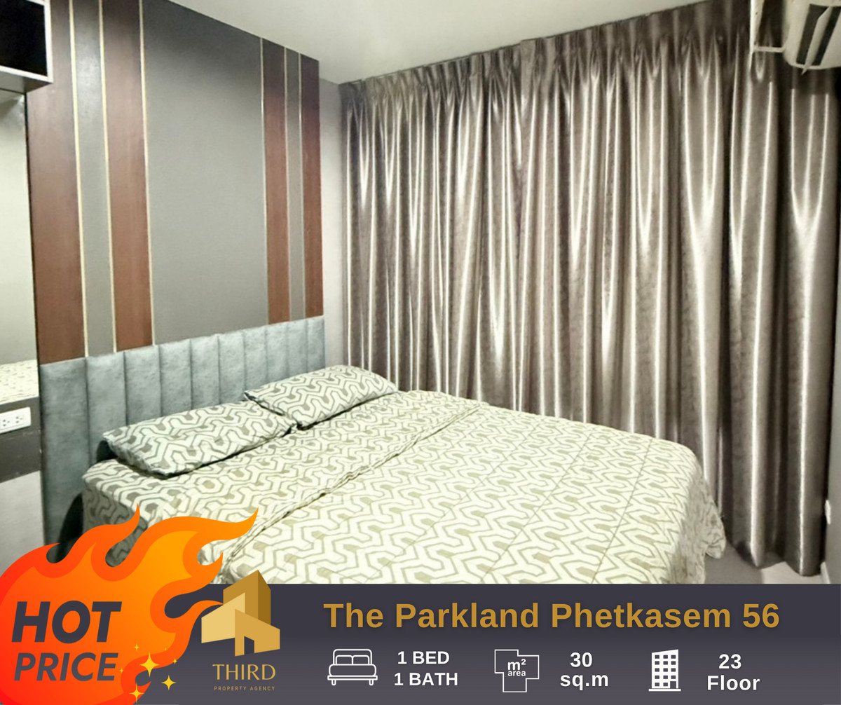 For RentCondoBang kae, Phetkasem : For rent ✨The Parkland Phetkasem 56 ✨Separate room plan. Ready to move in // Inquire at LineID:@thirdproperty
