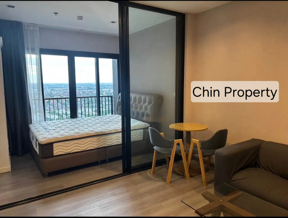 For RentCondoRattanathibet, Sanambinna : For rent: The Politan Rive, 36th floor, north side.