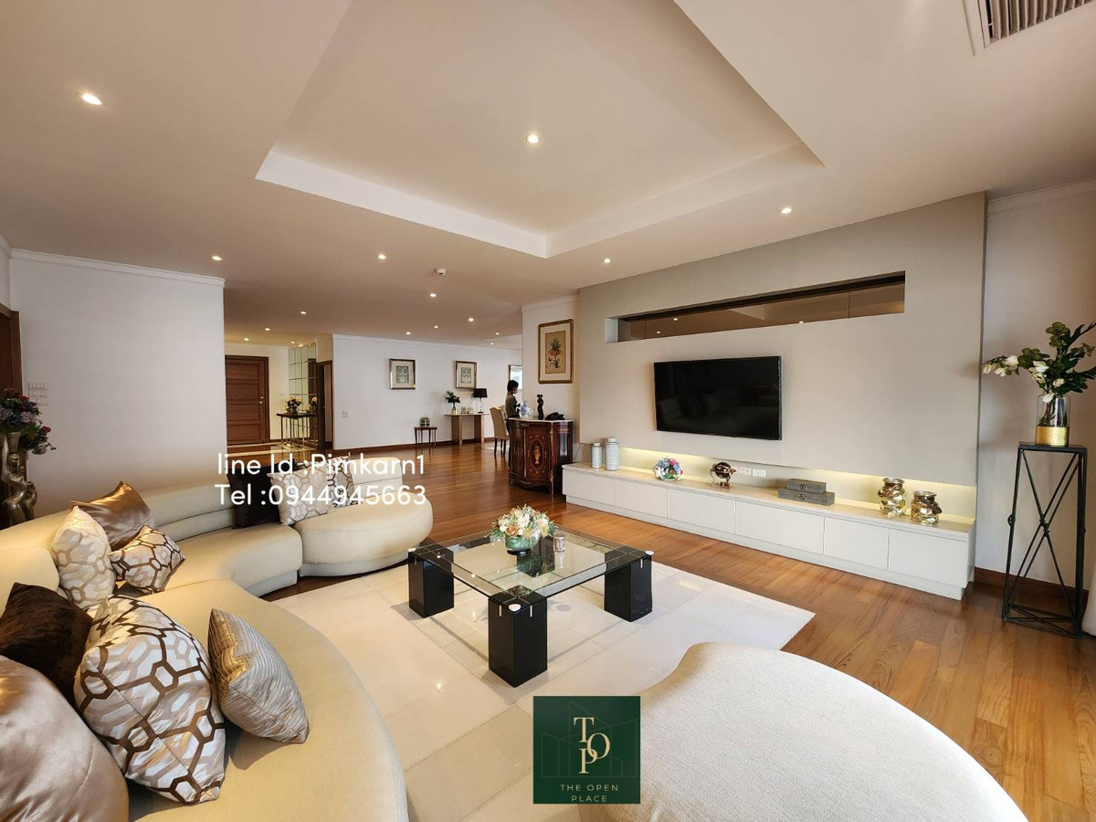 ให้เช่าคอนโดคลองเตย กล้วยน้ำไท : Tower Park <<3 Bedrooms For Rent>>📍Location: 700m. to BTS Nana :Fully Furnished 