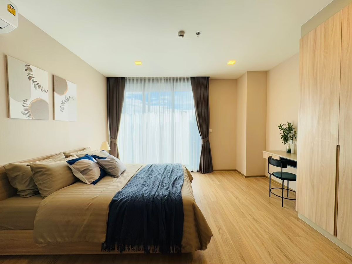 For RentCondoRatchathewi,Phayathai : XT Phayathai【𝐑𝐄𝐍𝐓】🔥Warm-toned room with an open, comfortable, and urban-cozy design🔥  Contact Line ID: @hacondo