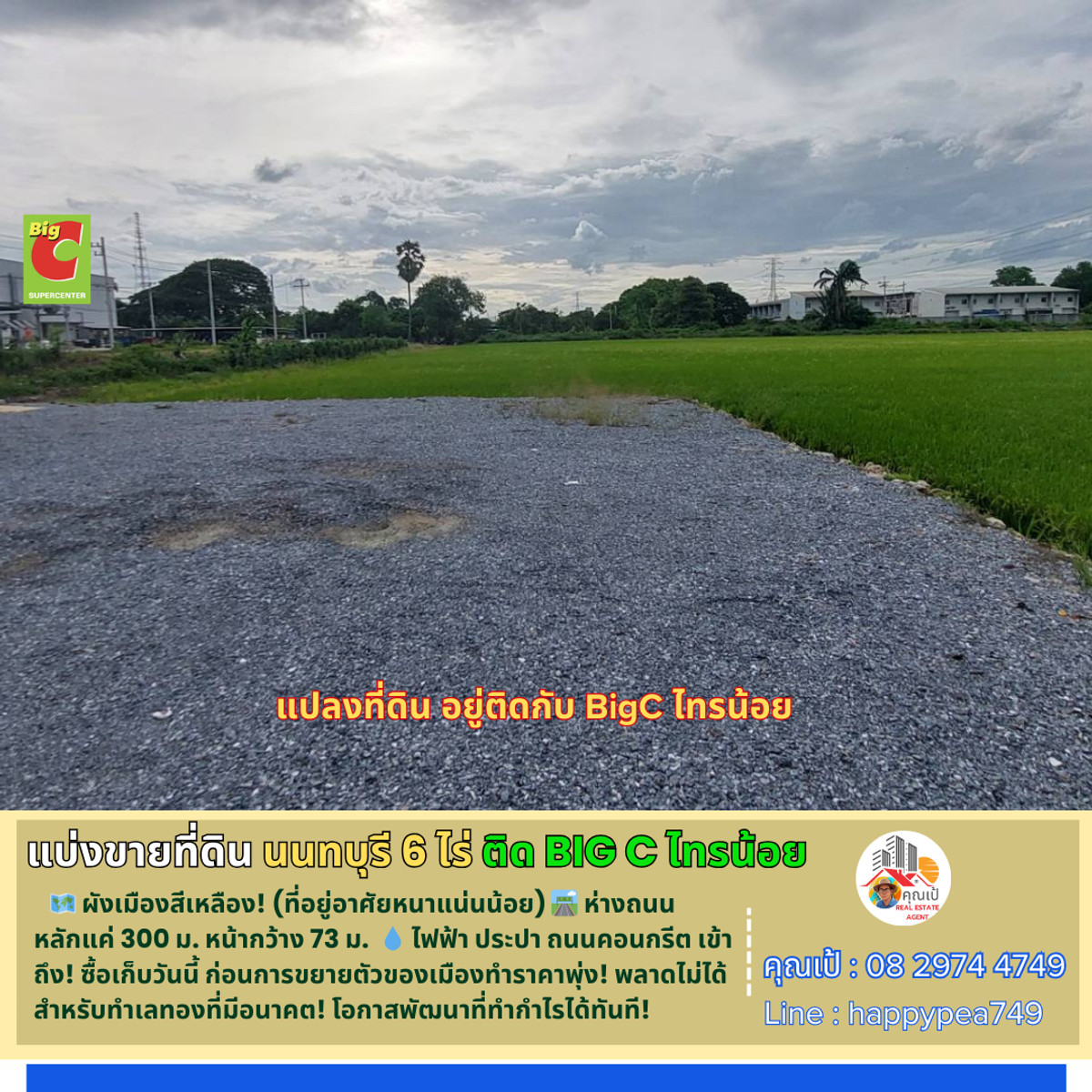 ขายที่ดินนนทบุรี บางใหญ่ บางบัวทอง : 🔥 ด่วน! ที่ดินทำเลทอง แบ่งขายเริ่มต้น 6 ไร่ ใจกลางไทรน้อย นนทบุรี “ราคาดีที่สุด“ สำหรับนักพัฒนาและนักลงทุน! ผืนสุดท้ายก่อนราคาพุ่ง!