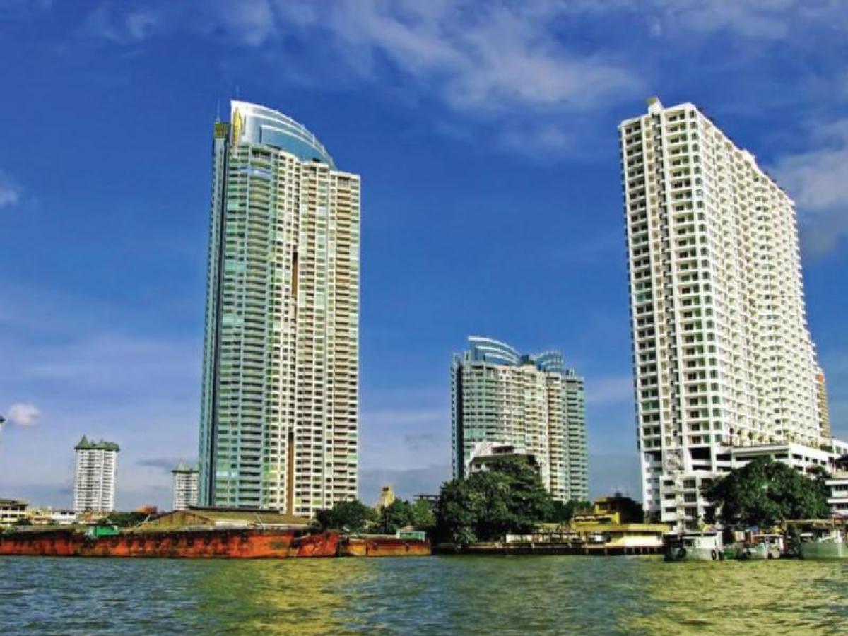 For SaleCondoWongwianyai, Charoennakor : FOR SALE condo , Watermark Chaophraya River , BTS-Krung Thon Buri , Bang Lamphu Lang , Khlong San , Bangkok , CX-33632