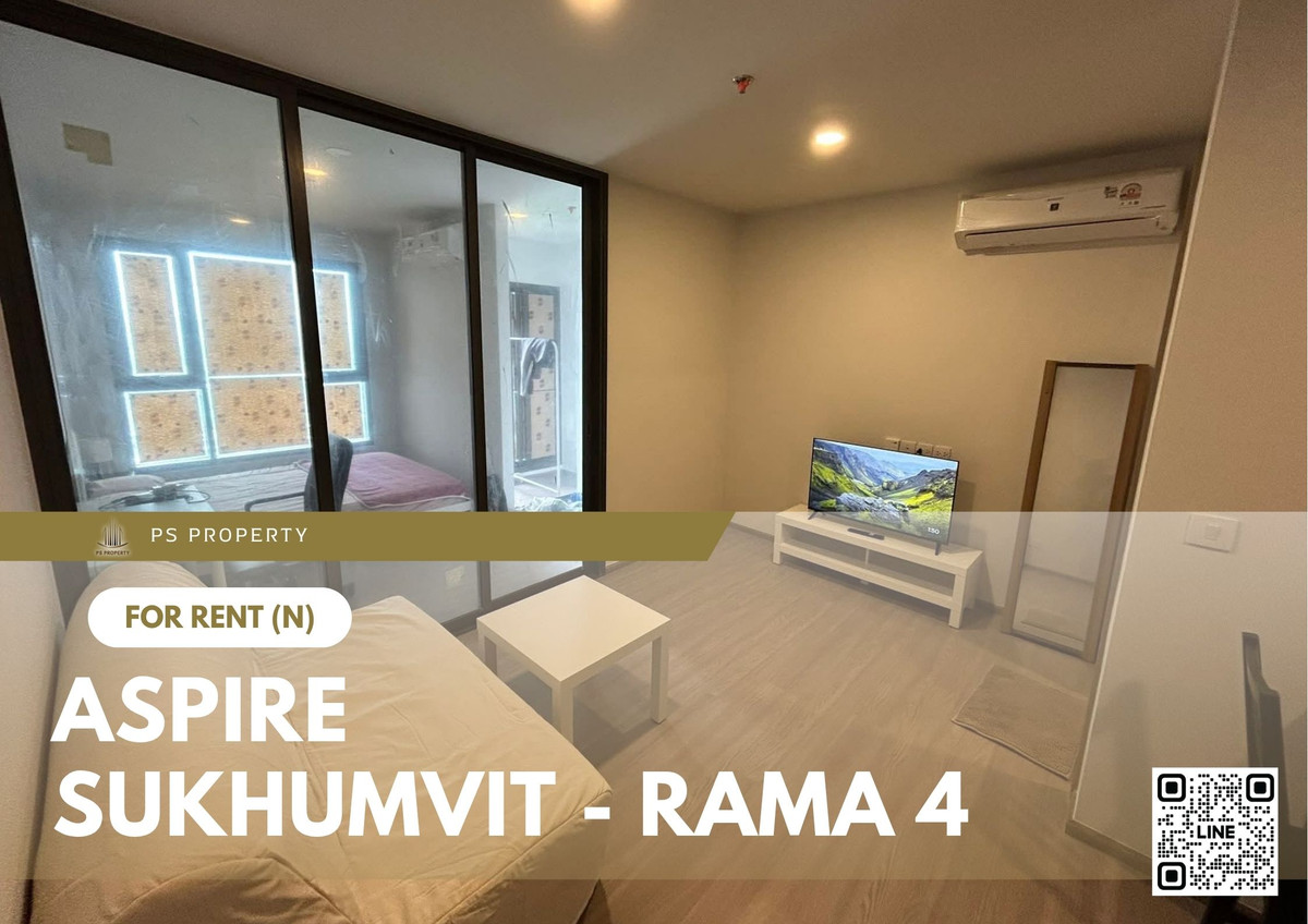ให้เช่าคอนโดคลองเตย กล้วยน้ำไท : ให้เช่า 🔥 Aspire Sukhumvit - Rama 4 🔥 เฟอร์นิเจอร์ และ เครื่องใช้ไฟฟ้าครบ ใกล้ BTS พระโขนง