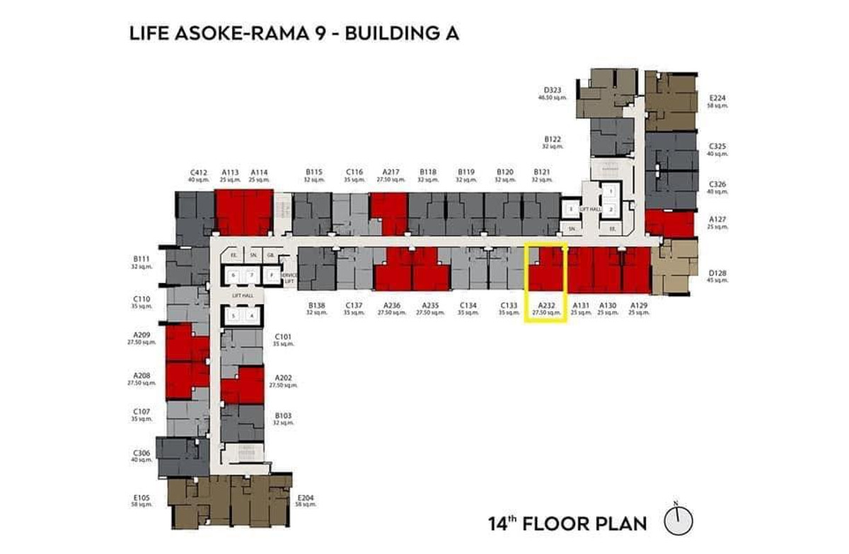 For SaleCondoRama9, Petchburi, RCA : Life Asoke - Rama 9 / 1 Bedroom (FOR SALE), Life Asoke - Rama 9 / 1 Bedroom (For Sale) PRAEW021