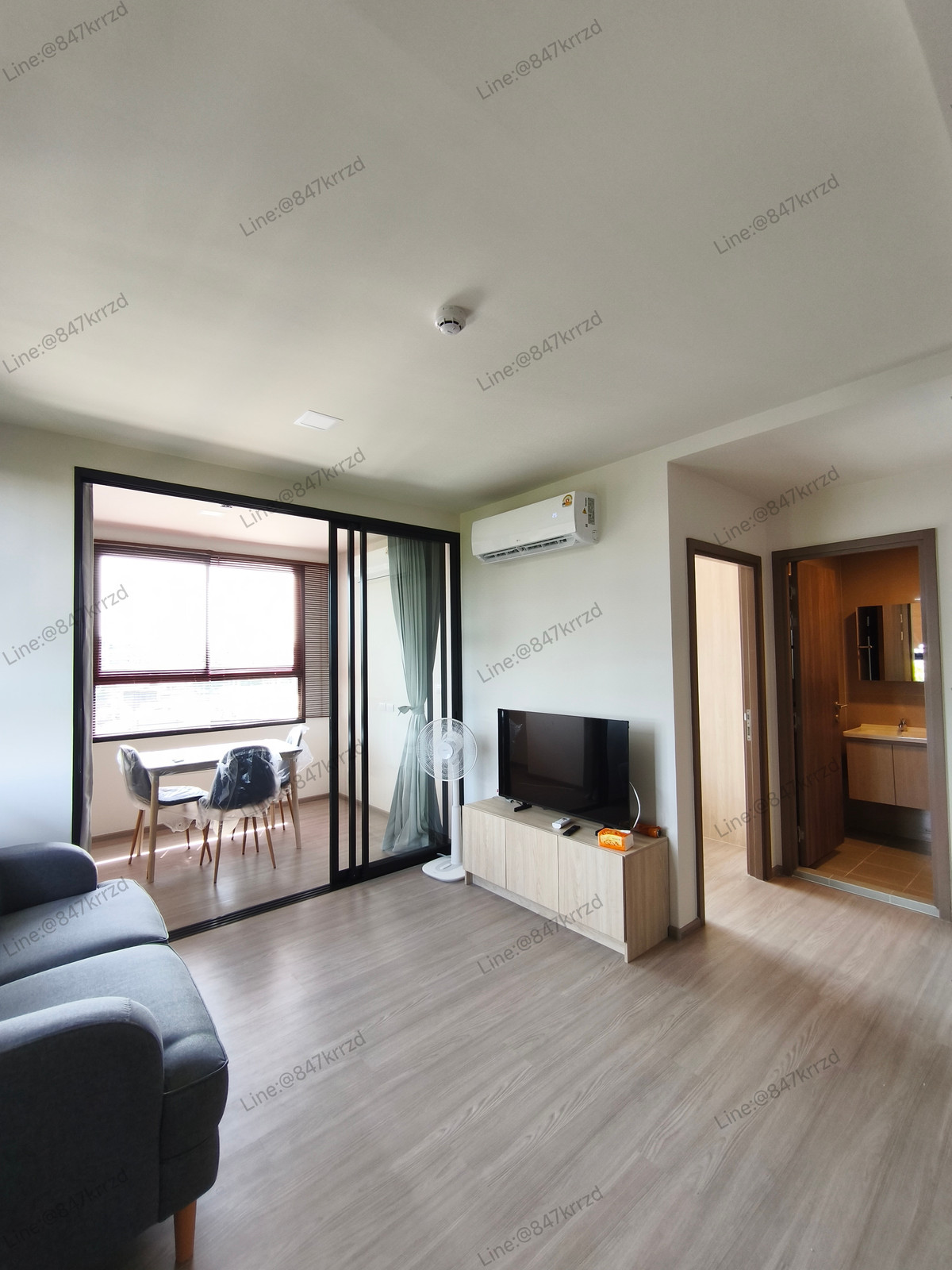 CH01723 ✅ Condo for rent, The Muve Sukhumvit 107, pets allowed, new room, first hand, corner room, ready to move in, near BTS Bearing. Loading...