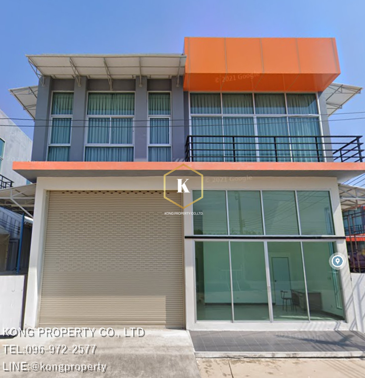 For RentWarehouseRama 2, Bang Khun Thian : Warehouse for rent, Thian Talay, Bang Khun Thian, Bangkok, area 400 sq m, 2-story office.