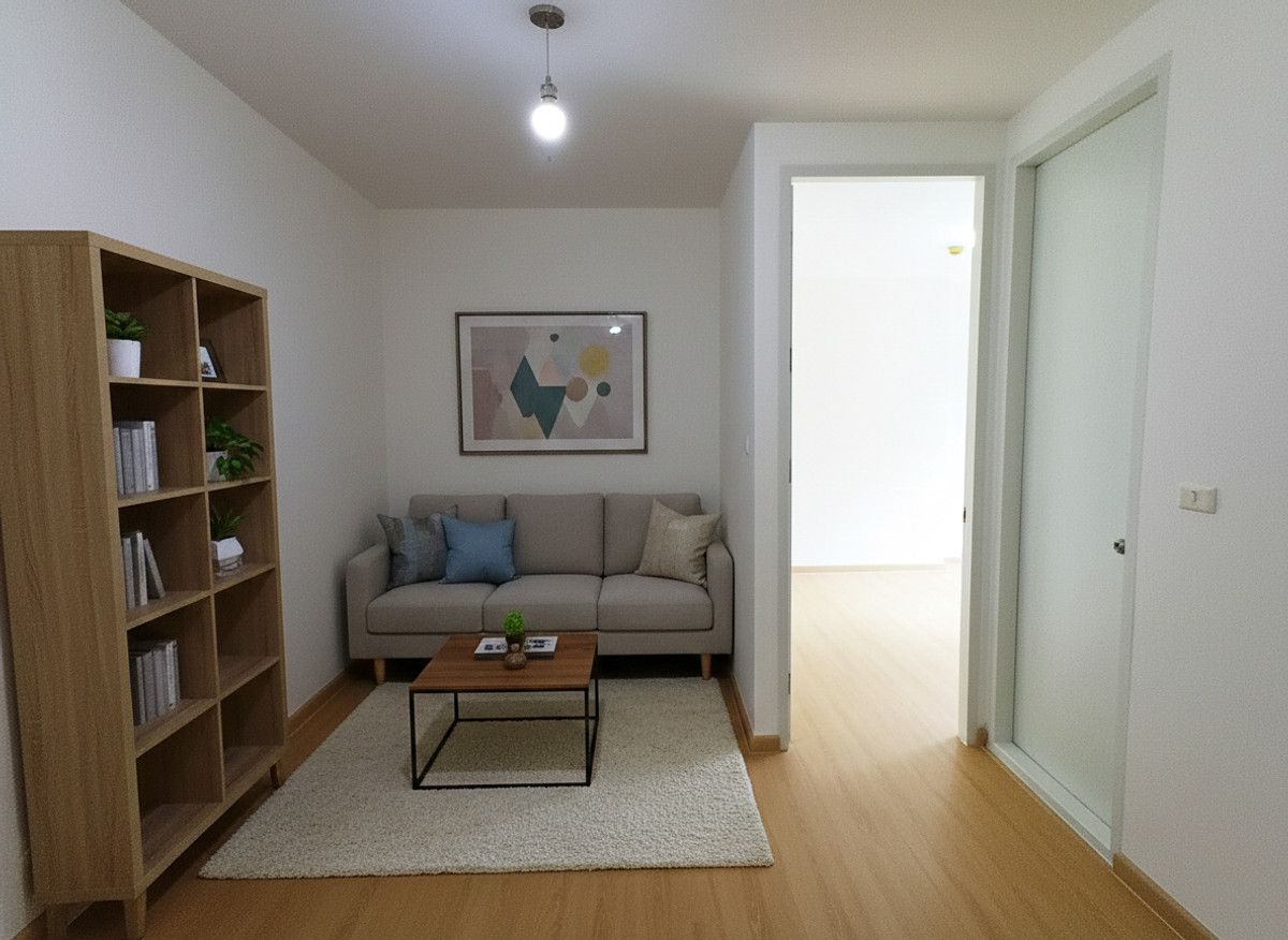 For SaleCondoPattanakan, Srinakarin : Rare unit for sale! Condo The Parkland Srinakarin 69.46 sq m. (2nd floor) with private garden balcony 28 sq m. Like a house but at a condo price!