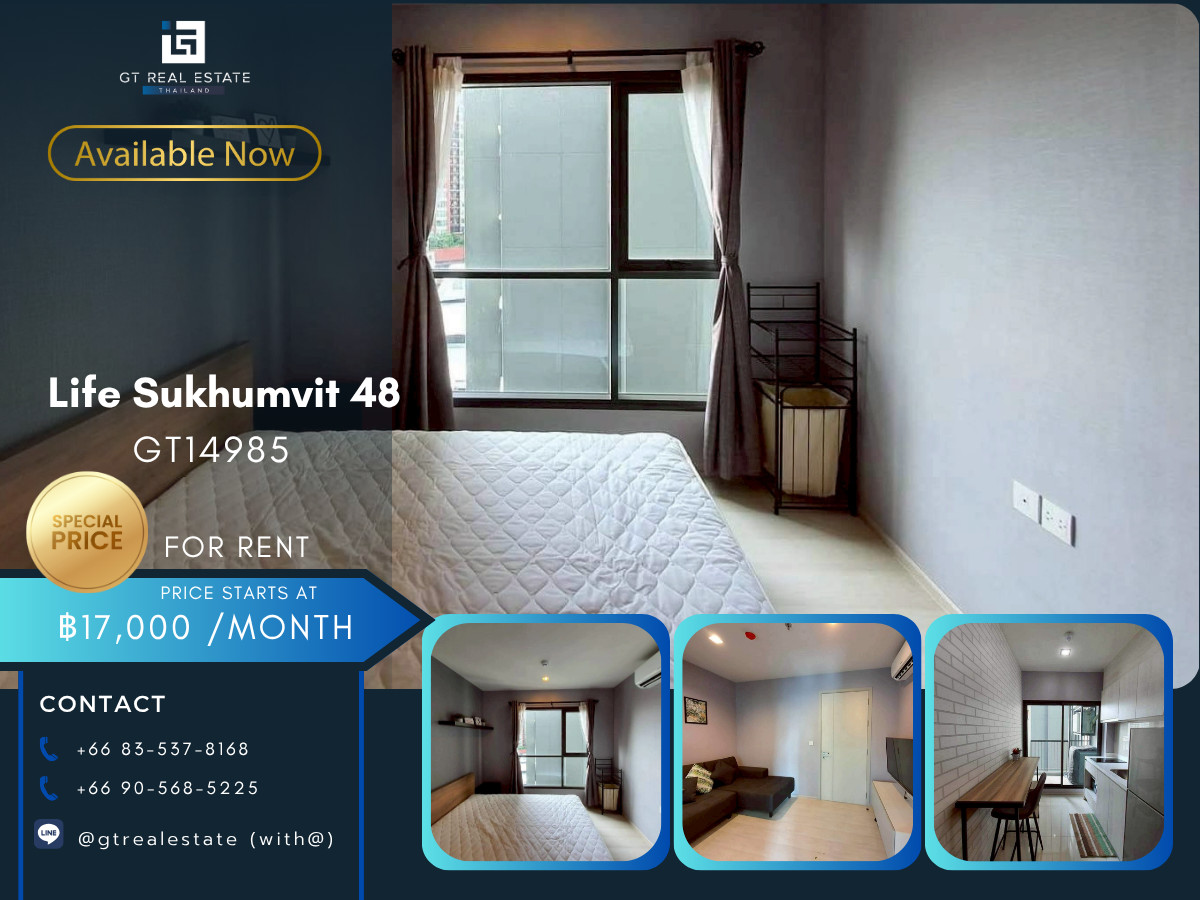For RentCondoOnnut, Udomsuk : Condo Life Sukhumvit 48, convenient travel, near BTS, there is a shuttle, fully furnished, ready to move in.