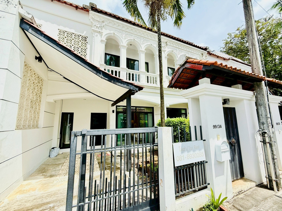 HousePhuket : For Sell - Rent 🏡 Luxury Sino-Portuguese Style Home in the Heart of Phuket City Equipped with a Smart Gate System controllable via smartphone,