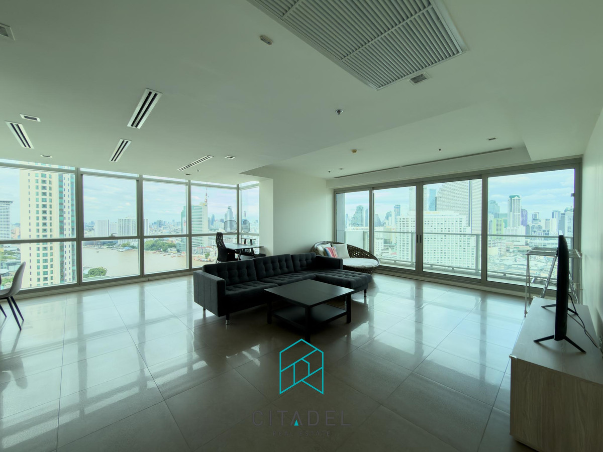 For SaleCondoWongwianyai, Charoennakor : The River by Raimon Land - Rare, Spacious, Riverfront 2 Beds Condo for Sale! 
