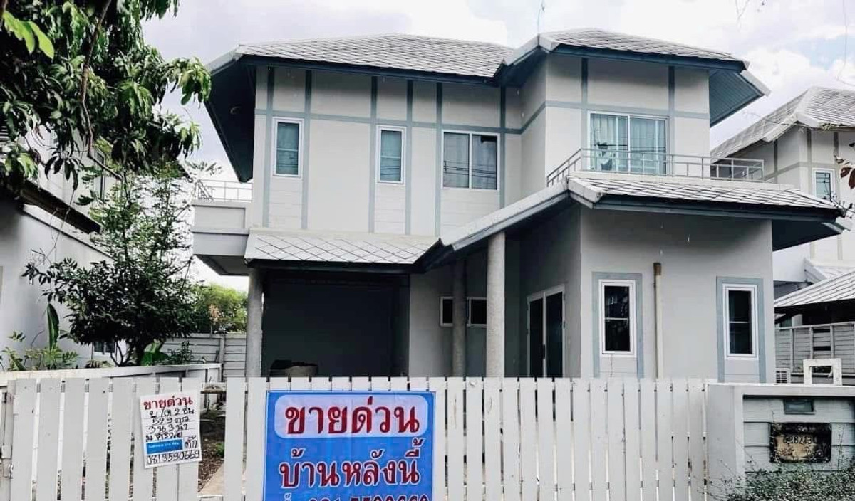 ขายบ้านปทุมธานี รังสิต ธรรมศาสตร์ : ขายบ้านเดี่ยว 2 ชั้น หมู่บ้านสิริวลัย (เฟส2) เลียบคลอง 1 ธัญบุรี