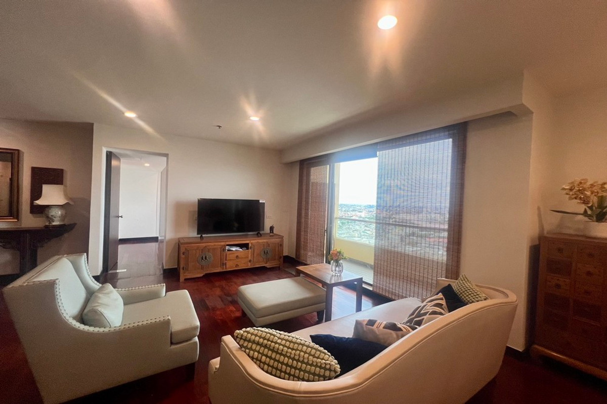 For RentCondoWongwianyai, Charoennakor : 🔥 For Rent !! high floor 28++, river view!! 🔥 Code C20251000075..........Baan Chaopraya, 2 bedroom, 2 bathroom, furnished, ready to move in📣📣