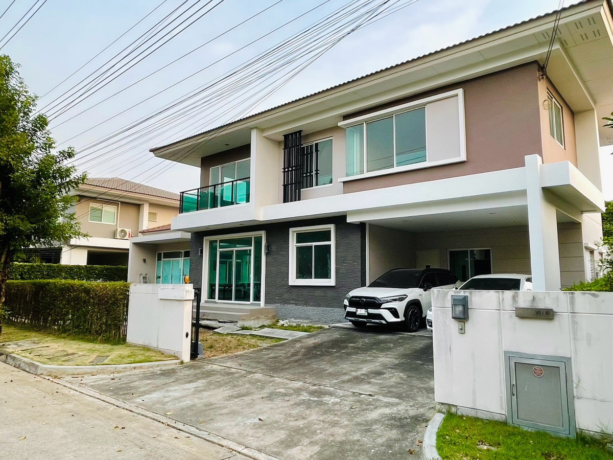 For SaleHouseLadkrabang, Suwannaphum Airport : Detached House Casa Premium On Nut - Wongwaen / 4 Bedrooms (FOR SALE), Casa Premium Onnut - Wongwaen / Detached House 4 Bedrooms (FOR SALE) POON022
